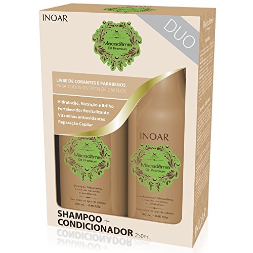 INOAR Macadamia, Shampoo + Conditioner Duo Kit - ADDROS.COM